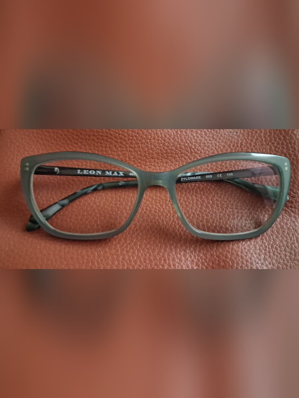 Leon Max 4048 Celadon Green Cat Eye Eyeglasses